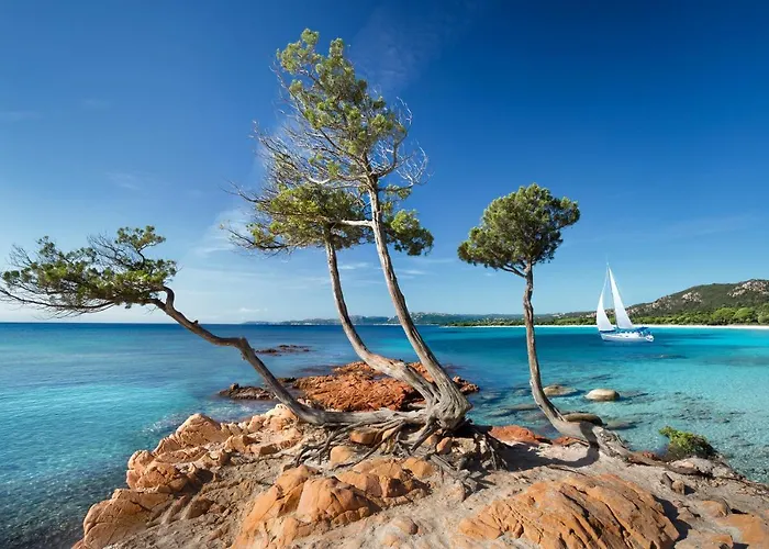 Prázdninový areál Les Lieges De Palombaggia Porto-Vecchio (Corsica)